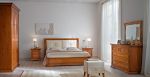  Кровать с кожаным изголовьем с высоким резным изножьем (сп.место 160х200) BOHEMIA Dall'Agnese