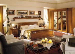 кровать 200 без изножья, Спальня CHOPIN, Спальни классика Италия