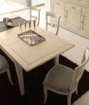 стол прямоугольный 160*90 раскладной GranDama bianco (DevinaNais)