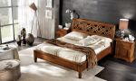 Кровать c деревянным изголовьем без изножья Regina (Devina Nais)