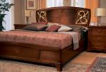 Кровать с деревянным изголовьем без изножья (160х200) Tosca (Dalcin)